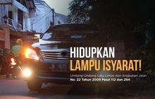 Duh, Lupa Nyalakan Lampu Sein di Situasi Ini Berbuah Denda Tilang Seperempat Juta