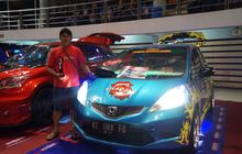 Honda Jazz dengan Intensitas Cahaya Paling Sempurna