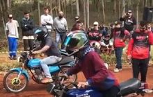 Ajang Drag Bike Paling Unik, Trek lurus Tapi Sirkuitnya Kok Motocross?