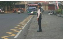 Lakukan Hal Ini Jika Melihat Marka Jalan Warna Kuning Bentuk Zig-Zag