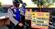 Yamaha Vixion Milik Polres Kediri Disulap Jadi Motor Tangguh, Siap Keliling Sosialisaskan Protokol Kesehatan Covid-19