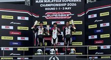 Merah Putih Berkibar di Sepang! Duet Pembalap Astra Honda Kasai Podium Seri Pembuka Thailand Talent Cup