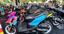 Astra Motor Yogyakarta Hadirkan Deretan Vario Modifikasi Mejeng di Laki Code, Bisa Test Ride Juga