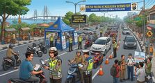 Hingga Akhir 2026 Ada Razia Pajak Kendaraan di Surabaya, Tagihan Berapapun Bisa Bayar di Tempat