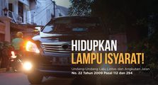 Duh, Lupa Nyalakan Lampu Sein di Situasi Ini Berbuah Denda Tilang Seperempat Juta