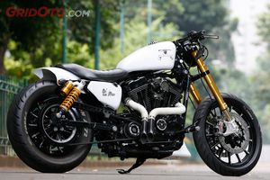 Kolaborasi 2 Builder Jadikan Harley Davidson Sportster 1200 Cafe