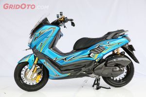 Yamaha Nmax Pemenang Best Airbrush Di Balikpapan Pilih Konsep Tribal 3d Gridoto Com