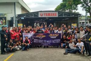 Intip Dapur Puluhan Member Arci Kunjungi Pabrik Yamaha Pulogadung Gridoto Com