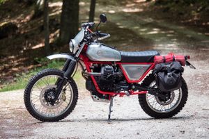Menarik Jadi Referensi Begini Wujud Moto Guzzi Ntx 350 Vintage Enduro Gridoto Com
