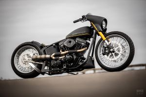 Bobber Softail Bermesin S\u0026S, Garpu 