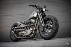 Bobber Hardtail Bermesin Harley 