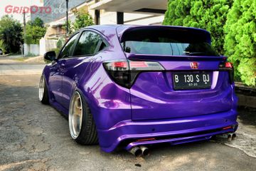 Ditinggal Sebulan Warna Dan Kaki Kaki Honda Hr V Ini Makin Nyentrik Gridoto Com