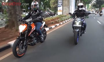 Komparasi Yamaha New MT-25 VS KTM Duke 