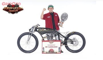 Enggal Modified, 'Jawara' Kompetisi Custom Motor Yang Piawai Bikin Street  Cub BMX - GridOto.com