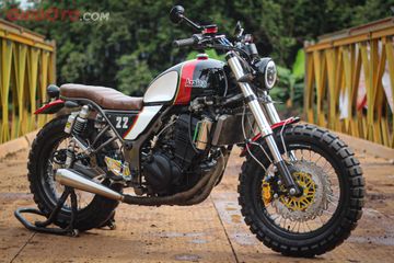 ninja 250 modif scrambler>