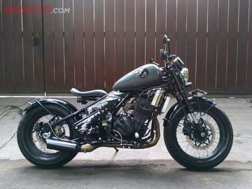 Segini Bugdet Modifikasi Kawasaki Ninja 250 Ala Triumph Bobber