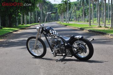Yamaha Scorpio Chopper Full Custom Kecuali Mesin dan Garpu Depan
