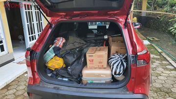 Bagasi Corolla Cross kapasitasnya besar