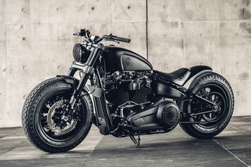 Makin Brutal Harley Davidson Fat Bob Dirombak Jadi Bobber Sangar Gridoto Com