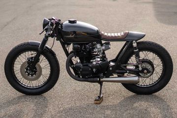 Terbengkalai 8 Tahun Honda Cb450 Twin Bisa Bangkit Jadi Cafe Racer Gridoto Com