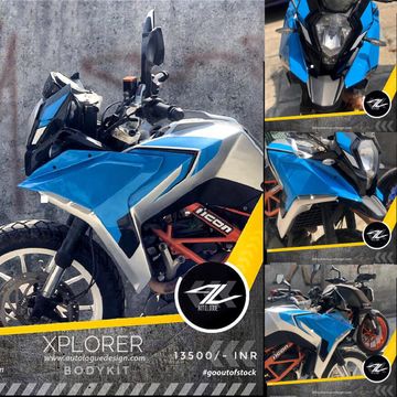 KTM Duke 390 Siap Main Tanah Pakai Body 