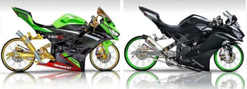 Kawasaki Ninja Zx 25r Dimodifikasi Pakai Ban Cacing Netizen Saingannya Beat Mberrrr Semua Halaman Gridoto Com