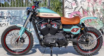 Soulbreaker 47, Harley-Davidson Sportster 883R Jadi Scrambler Garang -  GridOto.com