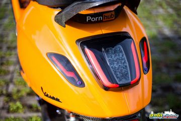 Vespa Sprint Sangar Ekspos Kaki Kekar dan Setang Model Drophead ...