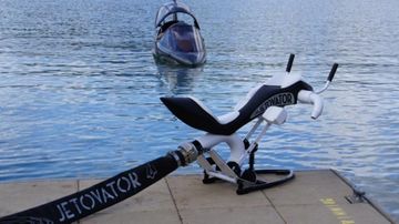 Flying Water frictional Propelled Bike