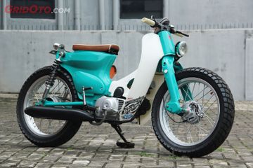 Dijamin Dilirik Nyoblos Bawa Street Cub Seksi Bermesin Honda C70