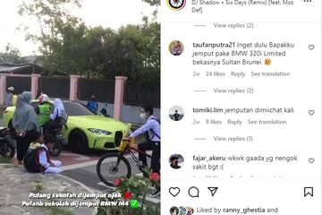 Viral Video Murid SMP Pulang Sekolah Dijemput Pakai BMW M4 Coupe ...