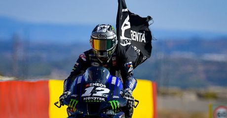 Ternyata Ini Alasan Maverick Vinales Kibarkan Bendera Hitam Usai MotoGP Aragon 2020 Meski Tak Raih Podium