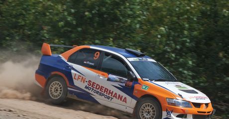 Tanpa Survei Lintasan, Franc Bernhard Sabet Tempat Keempat di Depan Pendukung Sendiri Pada Danau Toba Rally 2022