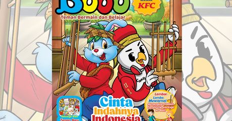 Berhadiah Menarik, Lomba Mewarnai Tingkat Nasional Kolaborasi KFC dan Majalah Bobo