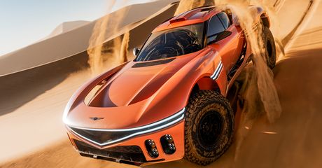 Genesis X Skorpio, Konsep Baru Mobil Kupe Mewah Untuk Main Pasir