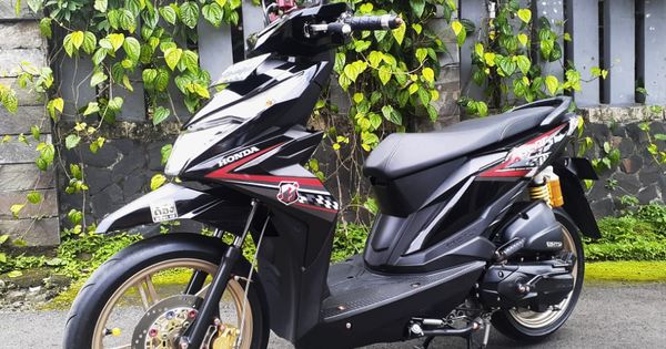 Honda BeAT Kena Modif, Ubahan Simpel Kece Padukan Part Racing - GridOto.com