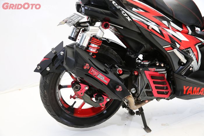 Modifikasi Yamaha Aerox Sporty ARCI Makassar