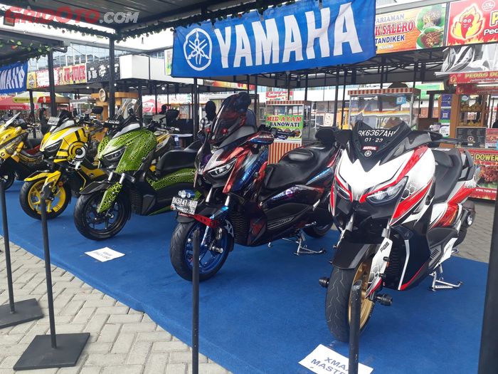 Deretan XMAX modifikasi di Customaxi Medan