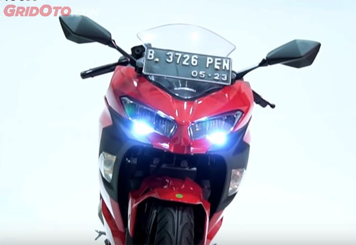 Desain New Kawasaki Ninja 250 berkesan motor gede