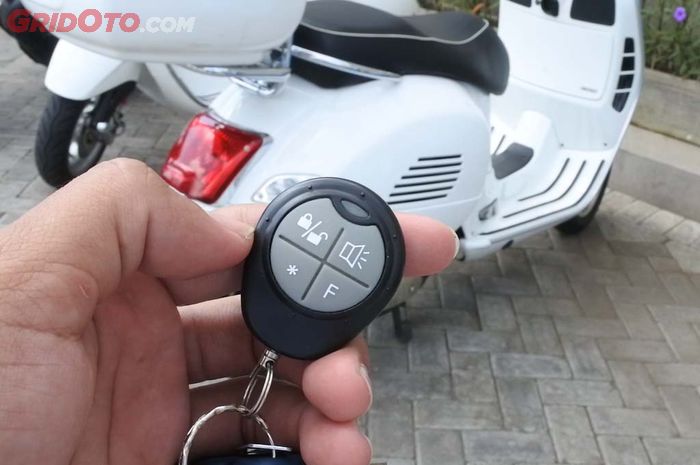 Kunci Vespa GTS 300 sudah immobilizer dan alarm
