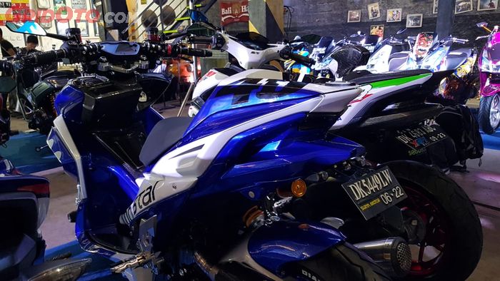 Yamaha Aerox dengan konsep racing ala MotoGP