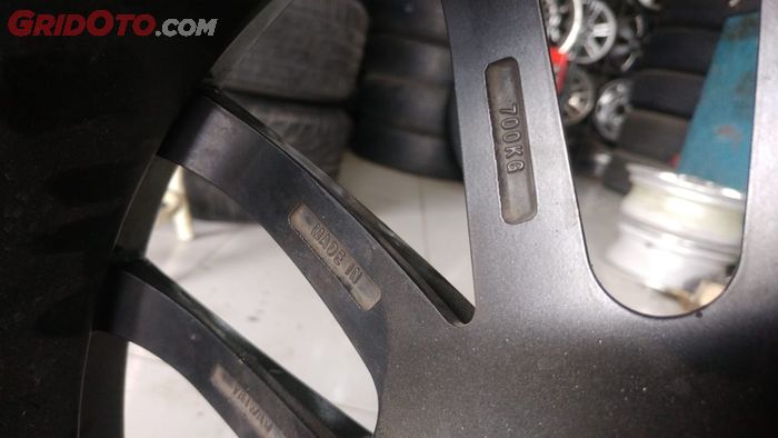 bobot yang mampu ditopang pelek