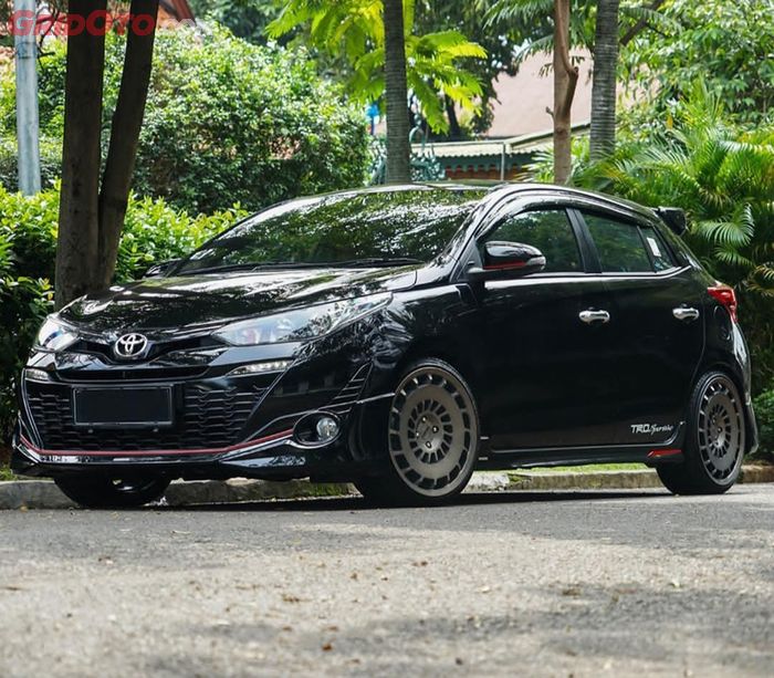 Toyota All New Yaris TRD Sportivo tampil beda dengan pelek model piring