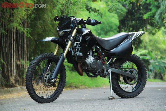 Modifikasi Suzuki Satria 120 Berbadan Hyosung RX 125