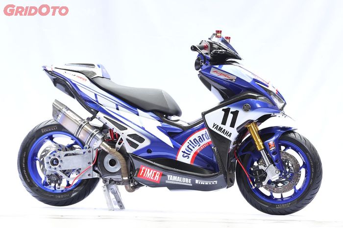Yamaha Aerox pemenang king of customaxi Yamaha 2018/2019