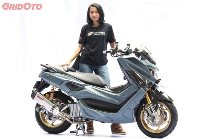 Yamaha NMAX 155 milik Norma Anggraeni ini dan dion ini sukses jadi The Best NMAX 155 Modification.