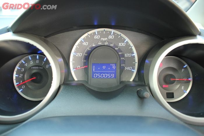  Honda Jazz S 2008 , Spidometer dan karpet di interior juga aplikasi Fit USDM 