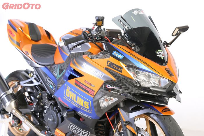 Modifikasi Kawasaki Ninja 250 2018 Racing Look Vanessa 80 Juta ++ Layz Motor