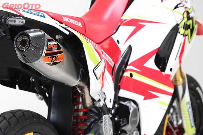 Knalpot Pro Speed New TX series meningkatkan kesan sporty sekaligus performa