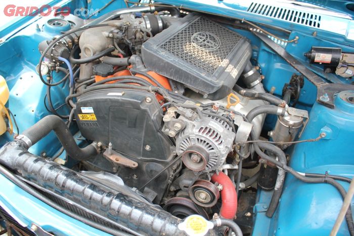 Engine swap ke mesin 3S-GTE dengan turbo